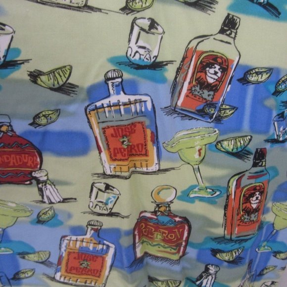 Big Dogs vintage Men Hawaiian camp shirt p2p 26 XL aloha luau tropical alcohol - Picture 7 of 8